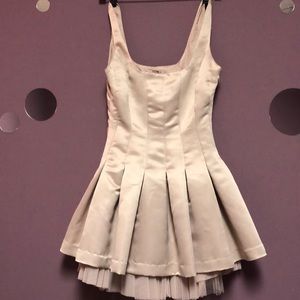 Forever 21 champagne satin dress